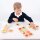 Fruit and vegetable picture pairs game (Memo) in wood (28 pieces)
