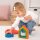 Set di 7 forme di case arcobaleno in legno