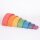 Ensemble de 7 formes arc-en-ciel en bois