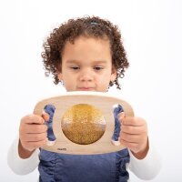 Easy-to-hold gold glitter screen