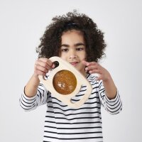 Easy-to-hold gold glitter screen