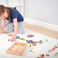 108 Piece Wooden Treasure Set with Sorting Box - Creative Play Set