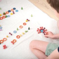 108 Piece Wooden Treasure Set with Sorting Box - Creative Play Set