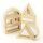 Set of 8 large wooden geometric shapes with integrated mirror