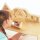 Set of 8 large wooden geometric shapes with integrated mirror