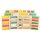Set di 36 forme di rettangoli in legno con schermi colorati e trasparenti
