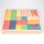 </p>Contiene un totale di 54 grandi blocchi di legno lisci con design tradizionali e un mix di colori naturali e arcobaleno.</p>