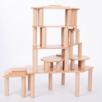 </p>Set da 40 pezzi con colonne in legno di faggio per costruzioni avventurose </p>