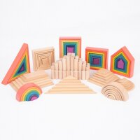 </p>Set da 40 pezzi con colonne in legno di faggio per costruzioni avventurose </p>