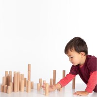 </p>Set da 40 pezzi con colonne in legno di faggio per costruzioni avventurose </p>