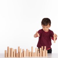 </p>Set da 40 pezzi con colonne in legno di faggio per costruzioni avventurose </p>
