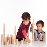 </p>Set da 40 pezzi con colonne in legno di faggio per costruzioni avventurose </p>