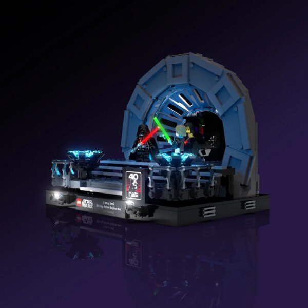 LMB 2.0 LED Licht Set  f&uuml;r LEGO&reg; 75352 Star Wars Thronsaal des Imperators &ndash; Diorama