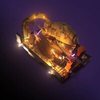 LMB 2.0 Kit de lumi&egrave;re pour LEGO&reg; 75380 Star Wars Diorama de la course de podracers de Mos Espa