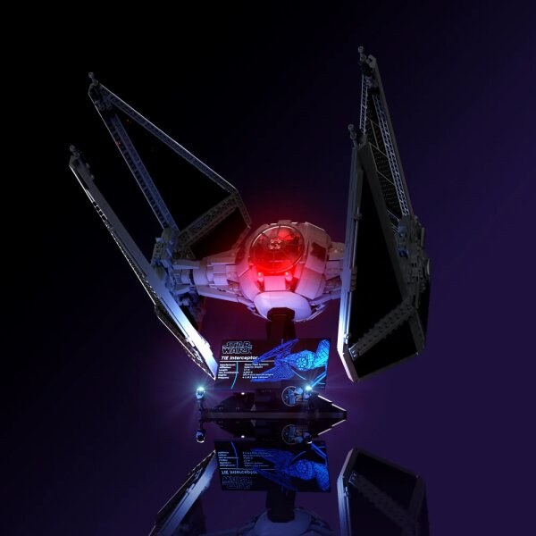 LMB 2.0 Kit di illuminazione a LED per LEGO&reg; 75382 Star Wars TIE Interceptor