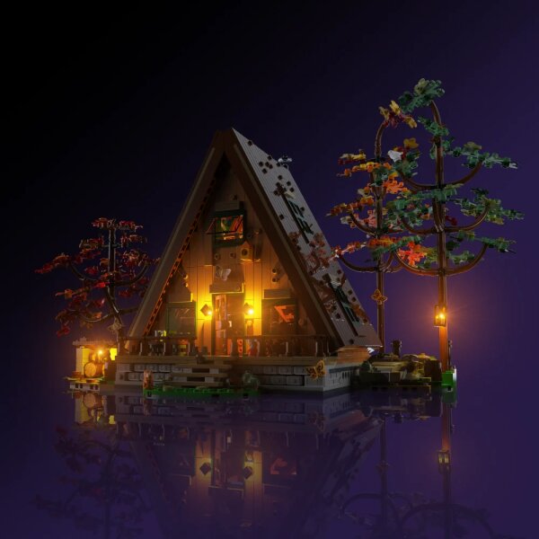 LMB 2.0  LEGO&reg; A-Frame Cabin #21338 Light Kit