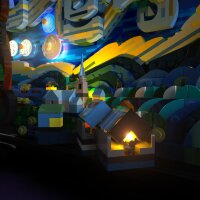 LMB 2.0 Kit de lumi&egrave;re pour LEGO&reg; 21333 Vincent van Gogh - La Nuit &eacute;toil&eacute;e