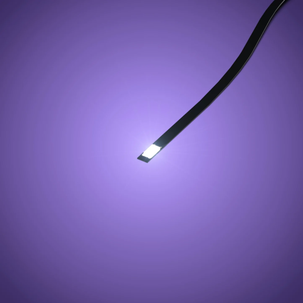 LMB 2.0 Astro Micro LED - Blanc clignotant avec c&acirc;ble plat de 15 cm (pd 4)