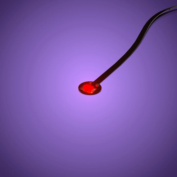 LMB 2.0 Astro LED avec effet Gun - Rouge avec c&acirc;ble plat de 15 cm (pd 2)