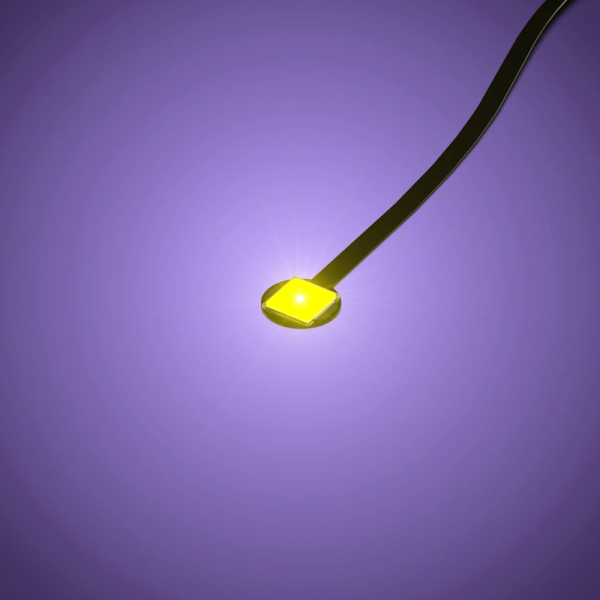 LMB 2.0 Astro LED Grand - jaune avec c&acirc;ble plat de 15 cm (pd 4)