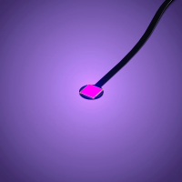 LMB 2.0 Astro LED Grand - Violet avec c&acirc;ble plat de...