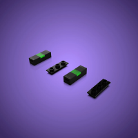 LMB 2.0 Meteor Micro LED-Baustein 1x3 - Gr&uuml;n (2er Pack)