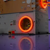 LMB 2.0 Solar LED-Ring rotierend - Orange inkl. 30 cm Kabel