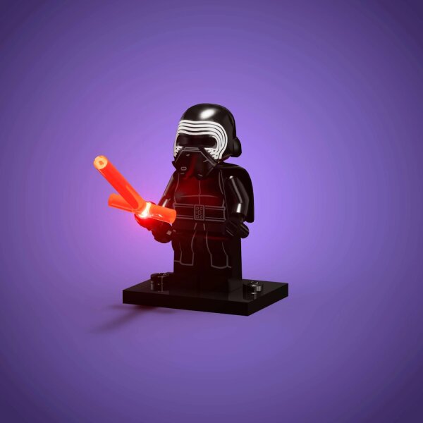 LMB 2.0 Astro LED Spada laser Kylo Ren con cavo piatto da 5 cm