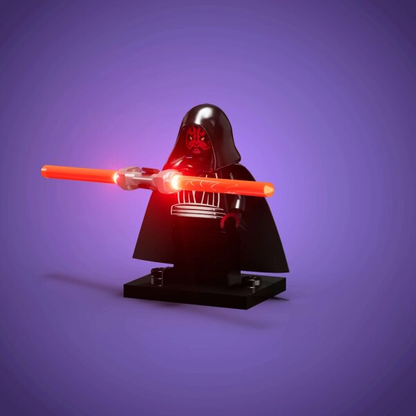 LMB 2.0 Astro LED Spada laser Darth Maul con cavo piatto da 5 cm
