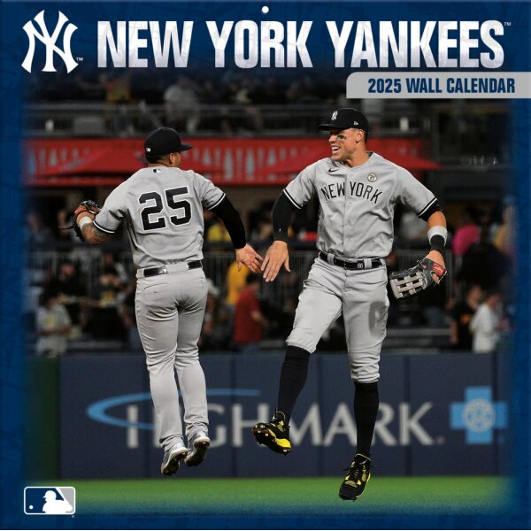 MLB - New York Yankees - 30.5 x 30.5 cm team wall calendar 2025