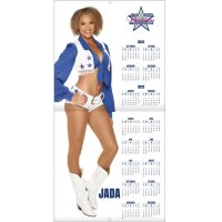 NFL - Dallas Cowboys - Cheerleaders -30,5 x 30,5 cm Calendrier murale 2025