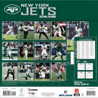 NFL - New York Jets - 30.5 x 30.5 cm Team Wandkalender 2025