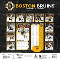 NHL - Boston Bruins - 30.5 x 30.5 cm Team Wandkalender 2025