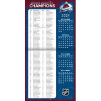 NHL - Colorado Avalanche - Calendrier mural d&eacute;quipe 30,5 x 30,5 cm 2025