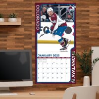 NHL - Colorado Avalanche - Calendrier mural d&eacute;quipe 30,5 x 30,5 cm 2025