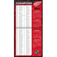NHL - Detroit Red Wings - Calendrier mural d&eacute;quipe 30,5 x 30,5 cm 2025