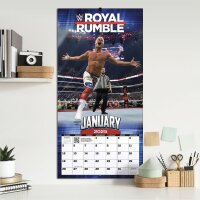 WWE - Momenti Storici - Calendario murale d&eacute;quipe 30,5 x 30,5 cm 2025