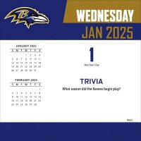 NFL - Baltimore Ravens - Calendario da tavolo 2025