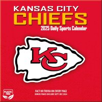 NFL - Kansas City Chiefs - Calendario da tavolo 2025
