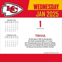 NFL - Kansas City Chiefs - Calendario da tavolo 2025