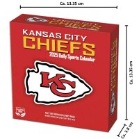 NFL - Kansas City Chiefs - Calendario da tavolo 2025