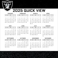 NFL - Las Vegas Raiders - Calendario da tavolo 2025