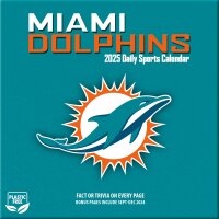 NFL - Miami Dolphins - Calendario da tavolo 2025