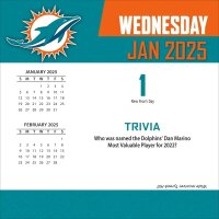 NFL - Miami Dolphins - Calendario da tavolo 2025
