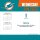 NFL - Miami Dolphins - Calendario da tavolo 2025