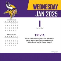 NFL - Minnesota Vikings -Calendario da tavolo 2025