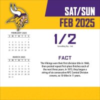 NFL - Minnesota Vikings -Calendario da tavolo 2025