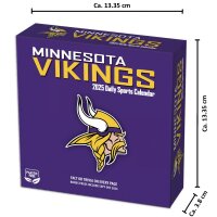NFL - Minnesota Vikings -Calendario da tavolo 2025