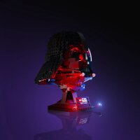 LMB 2.0 Kit di illuminazione a LED per LEGO&reg; 75304 Star Wars Casco di Darth Vader