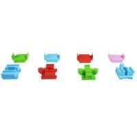 TrackConnectors - Small Basis Set (8 Bio-Schienen- & Steine-Verbinder)